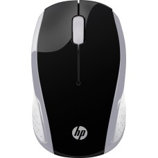 Мишка бездротова HP 200 Pike Silver Wireless Mouse, 3 кн., 1000 dpi, чорно-срібляста