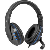 Ігрова гарнітура Defender Warhead G-160 чорно-синя Ігрова гарнітура Defender Warhead G-160 чорно-синя