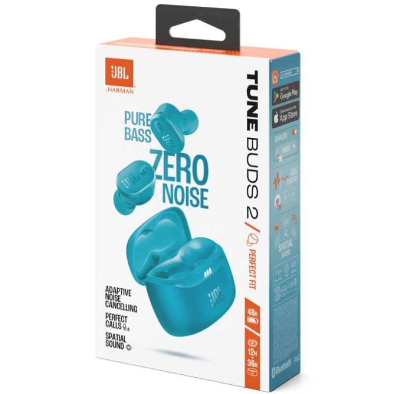 Навушники TWS JBL Tune Buds 2 Turquoise JBLTBUDS2TQE Навушники TWS JBL Tune Buds 2 Turquoise JBLTBUDS2TQE