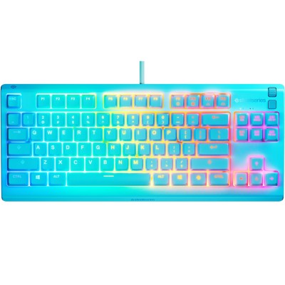 Клавіатура ігрова SteelSeries Apex 3 TKL UA Aqua Клавіатура ігрова SteelSeries Apex 3 TKL UA Aqua