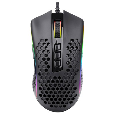 Мишка Redragon Storm M808 RGB Optical, ігрова, 12400dpi., 7кн., Ultralight чорна Мишка Redragon Storm M808 RGB Optical, ігрова, 12400dpi., 7кн., Ultralight чорна