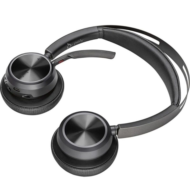 Гарнітура Poly Focus 2 - M USB-C + USB-C/A Adapter HS with Charge Stand Stereo