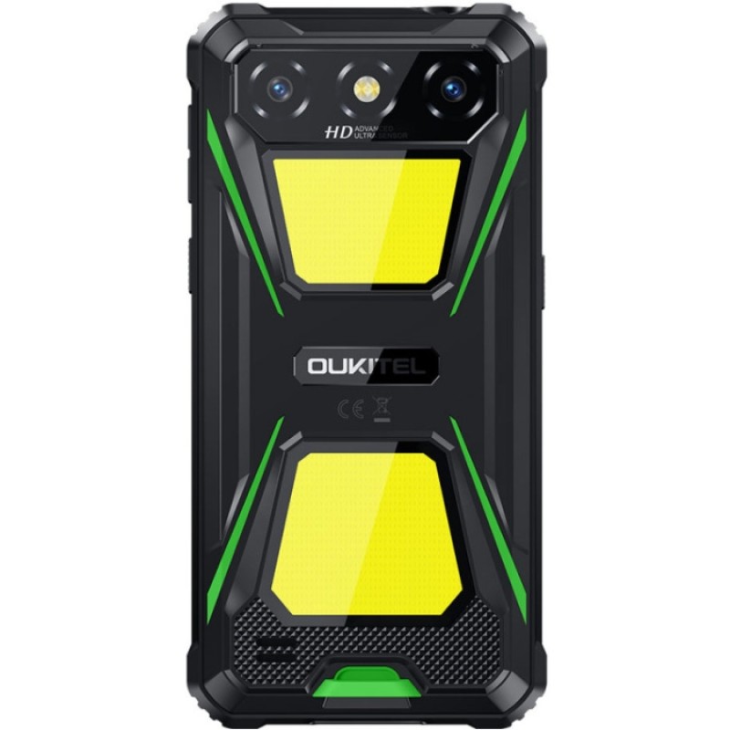 Смартфон Oukitel G5 6" HD+ /4GB/256GB T310 /6300mAh /Ліхтар/13+5Мп/ IP69K/Green