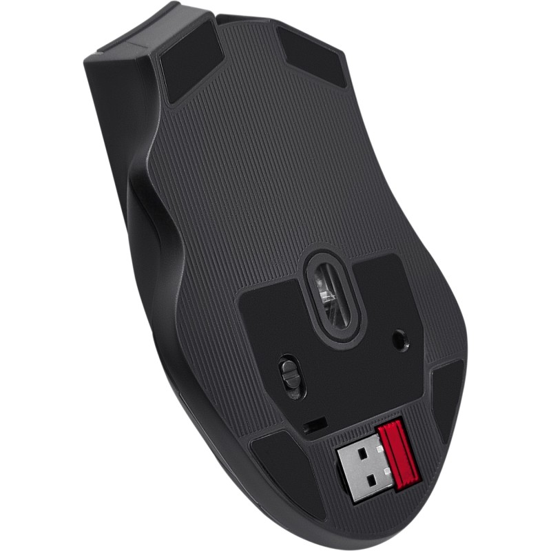 Мишка Defender Kronos GM-695, бездротова, ігрова, 7кн., 1600 dpi., 400 mAh, чорна