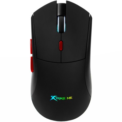 Мишка XTRIKE ME GW-613, ігрова бездротова Bluetooth+2.4G+Type-C, 10000dpi., 6кн., RGB, чорна