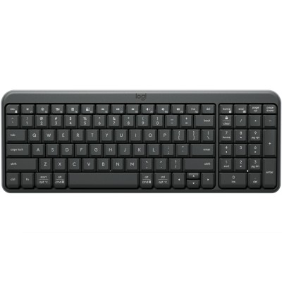 Клавіатура бездротова LOGITECH K250 UKR, 2.4GHZ/BT, Graphite Клавіатура бездротова LOGITECH K250 UKR, 2.4GHZ/BT, Graphite