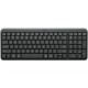 Клавіатура бездротова LOGITECH K250 UKR, 2.4GHZ/BT, Graphite