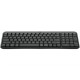 Клавіатура бездротова LOGITECH K250 UKR, 2.4GHZ/BT, Graphite
