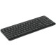 Клавіатура бездротова LOGITECH K250 UKR, 2.4GHZ/BT, Graphite