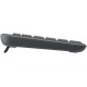 Клавіатура бездротова LOGITECH K250 UKR, 2.4GHZ/BT, Graphite