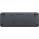 Клавіатура бездротова LOGITECH K250 UKR, 2.4GHZ/BT, Graphite