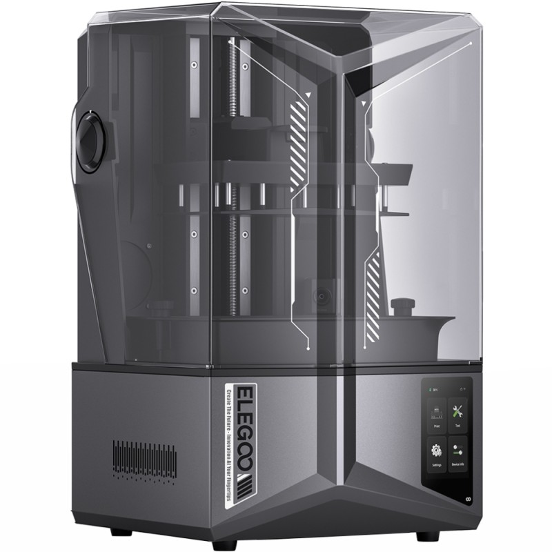 Принтер 3D ELEGOO Saturn 4 Ultra 12K(LCD ±0.1 mm Chitubox MSLA 218.88x122.88x220 mm WiFi USB сірий)