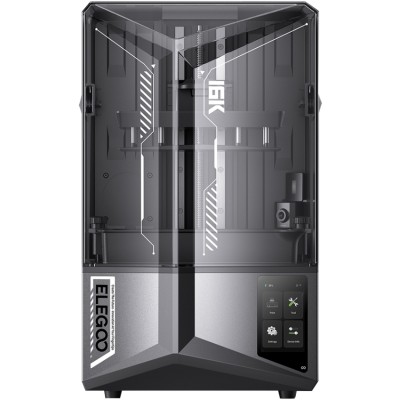 Принтер 3D ELEGOO Saturn 4 Ultra 16K(LCD ±0.1 mm Chitubox MSLA 211.68x118.37x220 mm WiFi USB сірий)