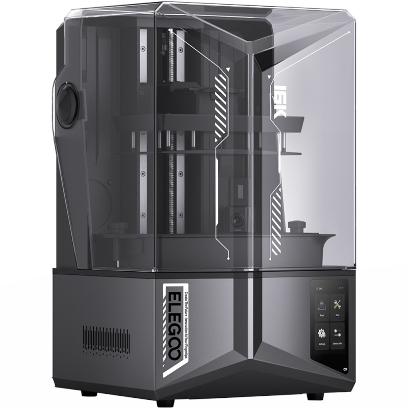 Принтер 3D ELEGOO Saturn 4 Ultra 16K(LCD ±0.1 mm Chitubox MSLA 211.68x118.37x220 mm WiFi USB сірий)