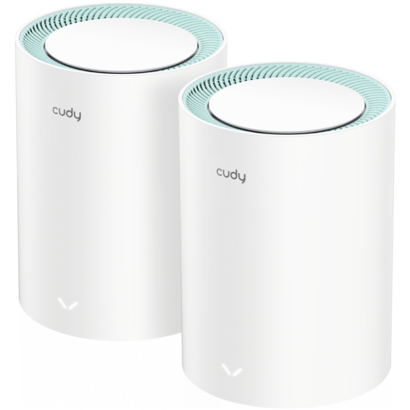 Система WiFi Cudy M1300(2-pack), AC1200 Wi-Fi Gigabit Mesh Solution