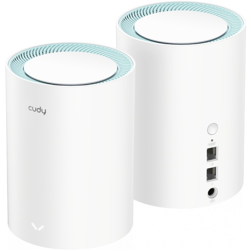 Система WiFi Cudy M1300(2-pack), AC1200 Wi-Fi Gigabit Mesh Solution