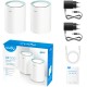 Система WiFi Cudy M1300(2-pack), AC1200 Wi-Fi Gigabit Mesh Solution