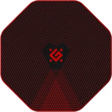 Килимок гелевий Defender Tekta під крісло 1160х1160х4мм, чорно-червона