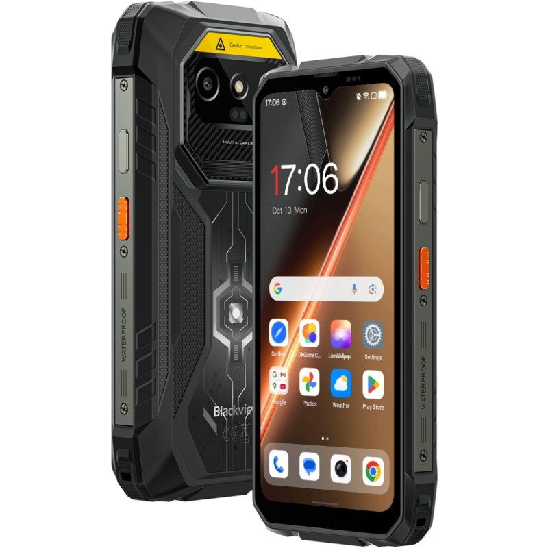 Смартфон Blackview ROCK 1 Pro 6.56" HD+ /8GB/256GB/ G81 /15000mAh / 20+16Мп / 2D Scaner /IP69K/Black Смартфон Blackview ROCK 1 Pro 6.56" HD+ /8GB/256GB/ G81 /15000mAh / 20+16Мп / 2D Scaner /IP69K/Black
