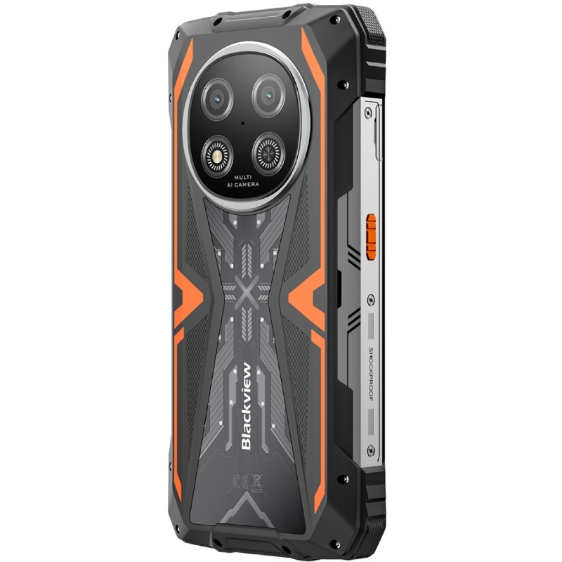 Смартфон Blackview ROCK 2 6.67" HD+ /8GB/256GB/ T8100 /15000mAh / 16+13Мп /IP69K/Orange Смартфон Blackview ROCK 2 6.67" HD+ /8GB/256GB/ T8100 /15000mAh / 16+13Мп /IP69K/Orange