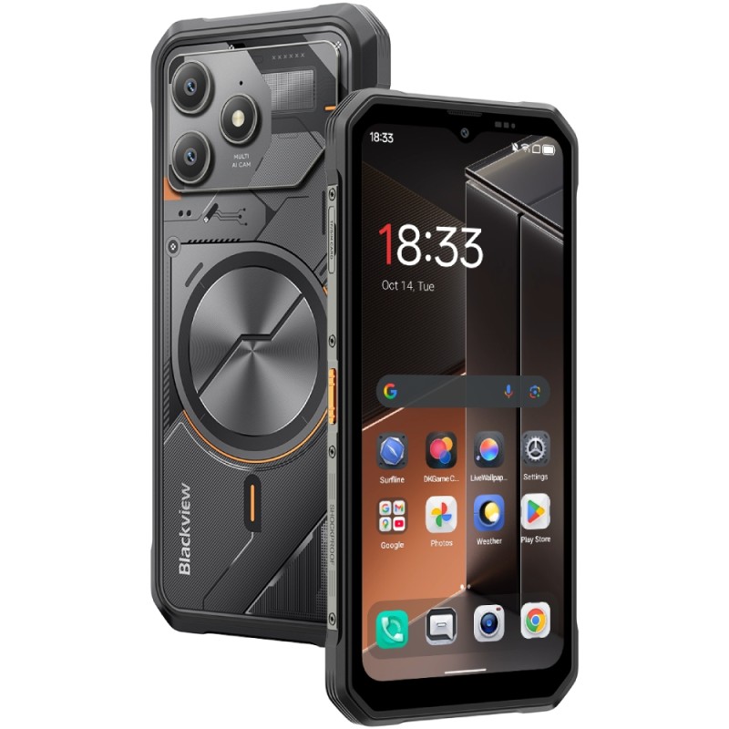 Смартфон Blackview FORT 100 6.56" HD+ /8GB/128GB/ G81 / 5000mAh / 16+13Мп / NFC / IP69K / Black Смартфон Blackview FORT 100 6.56" HD+ /8GB/128GB/ G81 / 5000mAh / 16+13Мп / NFC / IP69K / Black