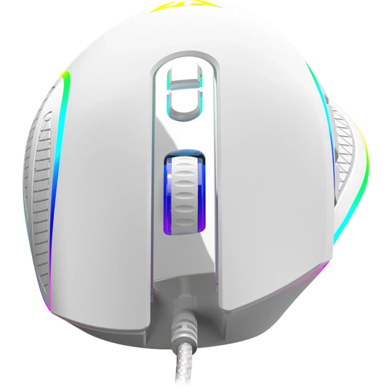 Мишка Modecom Veles Volcano, ігрова, 12800dpi., 8кн.,RGB, біла