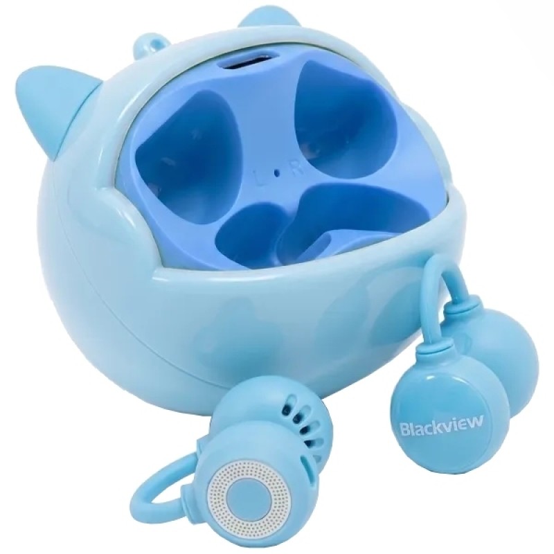 Навушники TWS Blackview AirBuds K1 (Kids) Smiley Blue Навушники TWS Blackview AirBuds K1 (Kids) Smiley Blue