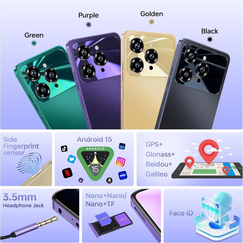 Смартфон Oukitel C6 5G 6.8" HD+ /12GB/512GB/ Dimensity 6300 /5150mAh/ 50+5Мп / Green Смартфон Oukitel C6 5G 6.8" HD+ /12GB/512GB/ Dimensity 6300 /5150mAh/ 50+5Мп / Green