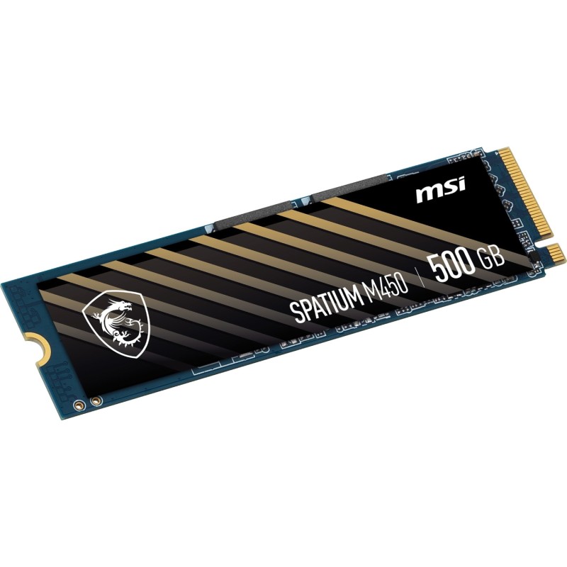 SSD 500Gb MSI SPATIUM M450 M.2 2280 PCIe NVMe Gen 4x4 3D NAND, Retail SSD 500Gb MSI SPATIUM M450 M.2 2280 PCIe NVMe Gen 4x4 3D NAND, Retail