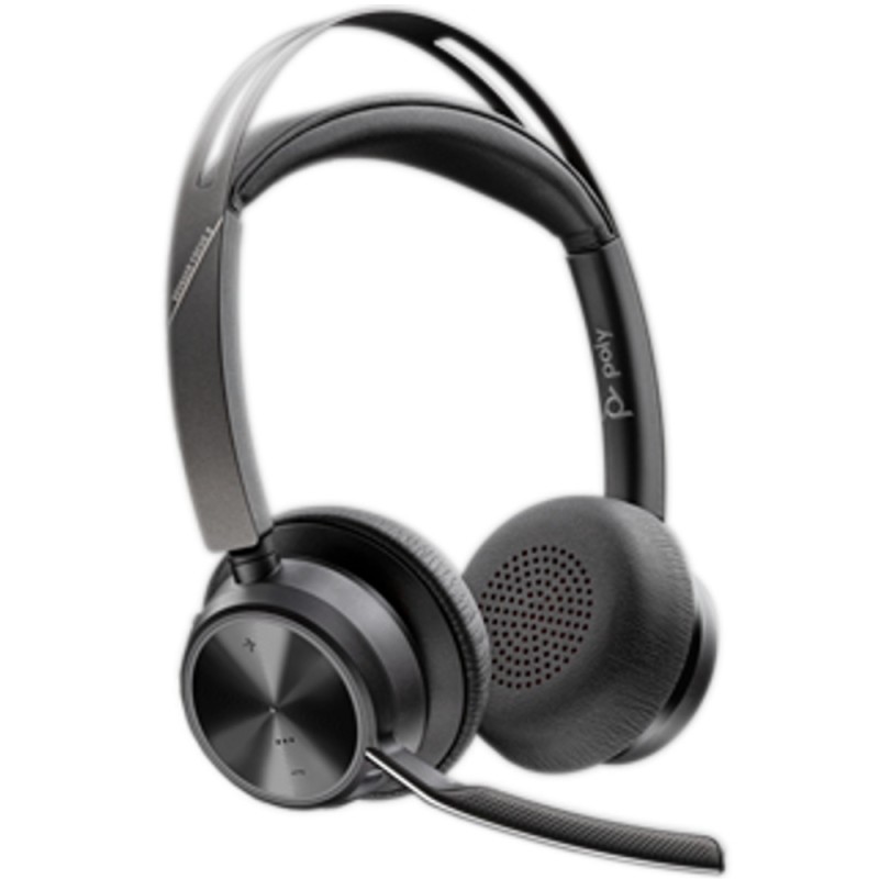 Гарнітура Poly Focus 2 USB-C + USB-C/A Adapter HS with Charge Stand Stereo