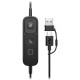 Гарнітура HP Poly Mission 425 Stereo USB-C/A Гарнітура HP Poly Mission 425 Stereo USB-C/A