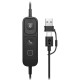 Гарнітура HP Poly Mission 625 Stereo USB-C/A Гарнітура HP Poly Mission 625 Stereo USB-C/A