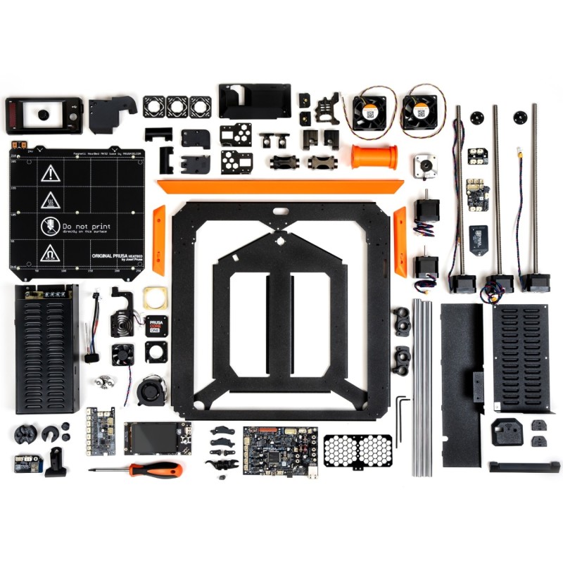 Принтер 3D Prusa CORE One+ KIT (FDM 1.75mm 250x220x270 mm USB Ethernet WiFi чорний) DIY kit
