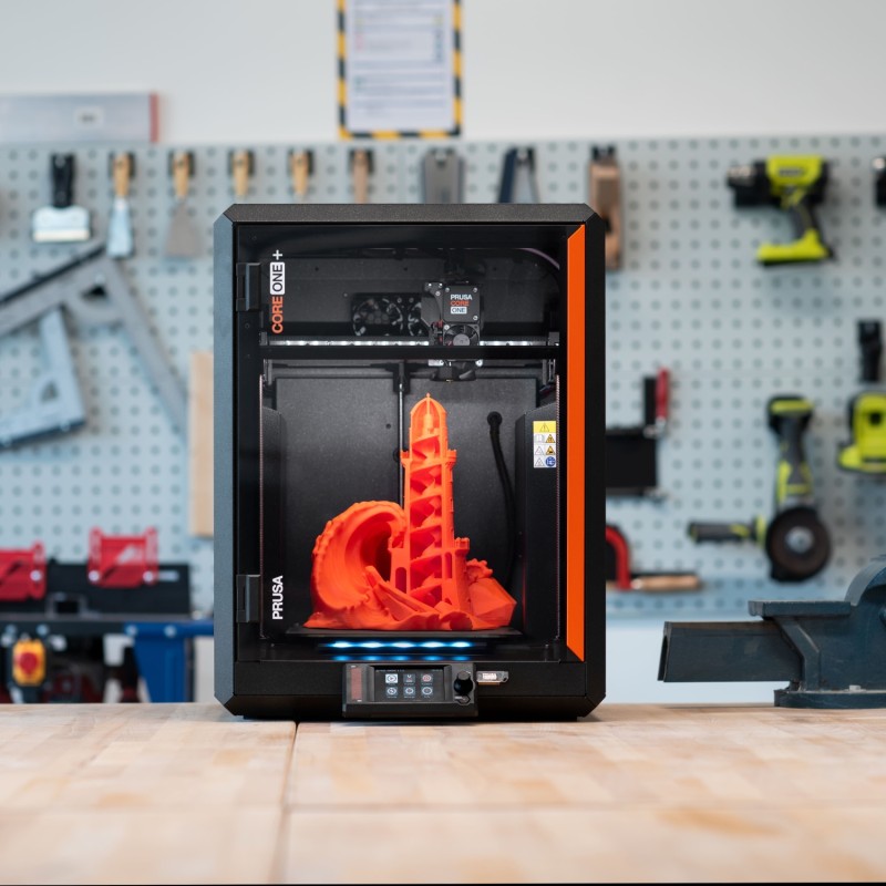 Принтер 3D Prusa CORE One+ KIT (FDM 1.75mm 250x220x270 mm USB Ethernet WiFi чорний) DIY kit