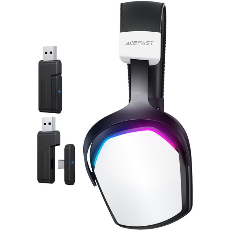 Гарнітура ігрова Acefast H11, Bluetooth+3,5мм White