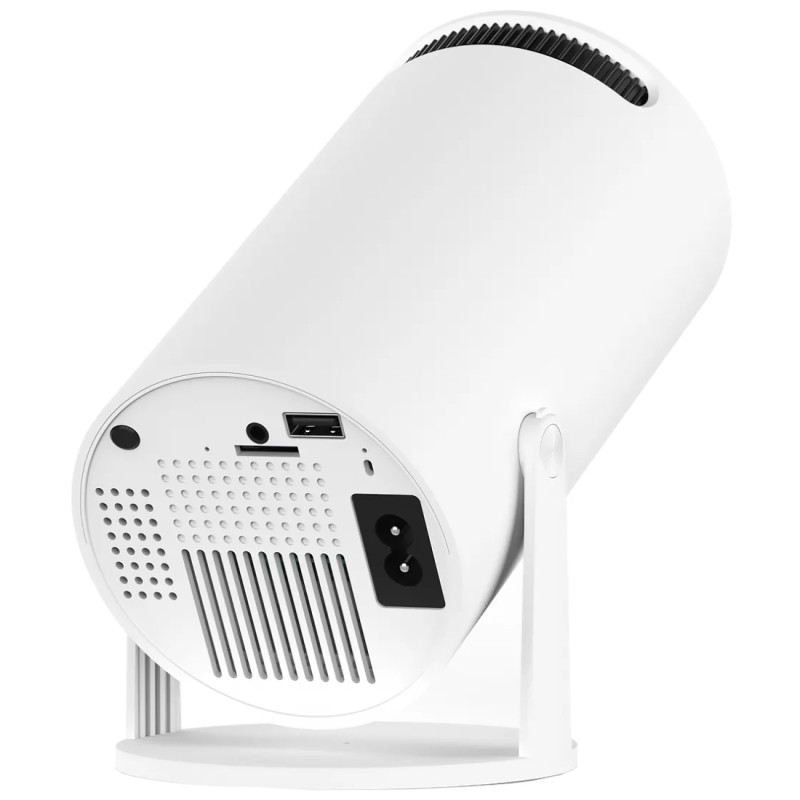 Проєктор AGN HY300A LED projector HD 100AL 16:9 RK3326 1G/8G Android 9 HDMI WiFi BT білий