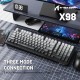 Клавіатура ігрова механічна Attack Shark X98 102кл. RGB, Wireless, Moonlight Night