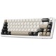 Клавіатура ігрова механічна Attack Shark X66 66кл. RGB, Wireless, Cheese White