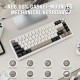 Клавіатура ігрова механічна Attack Shark X66 66кл. RGB, Wireless, Cheese White