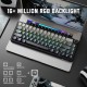 Клавіатура ігрова механічна Attack Shark X66 66кл. RGB, Wireless, Moonlit Night