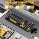 Клавіатура ігрова механічна Attack Shark X98 Pro 99кл. RGB, Wireless, TFT disp., Star Black