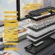 Клавіатура ігрова механічна Attack Shark X98 Pro 99кл. RGB, Wireless, TFT disp., Star Black