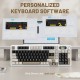 Клавіатура ігрова механічна Attack Shark X98 Pro 99кл. RGB, Wireless, TFT disp., Cheese white