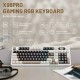Клавіатура ігрова механічна Attack Shark X98 Pro 99кл. RGB, Wireless, TFT disp., Cheese white