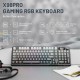 Клавіатура ігрова механічна Attack Shark X98 Pro 99кл. RGB, Wireless, TFT disp., Moonlit Night