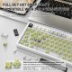 Клавіатура ігрова механічна Attack Shark X86 82кл.RGB,Wireless,Matcha Switch, Starlight White