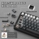 Клавіатура ігрова механічна Attack Shark X85PRO 82кл. RGB, Wireless, Moonlit Night