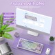 Клавіатура ігрова механічна Attack Shark X85PRO 82кл. RGB, Wireless, Lavender