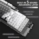 Клавіатура ігрова механічна Attack Shark X85 82кл. RGB,Wireless, White Jade перемикачі Moonlit Night