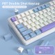 Клавіатура ігрова механічна Attack Shark X85 82кл.RGB,Wireless,White Jade перемикачі,Starlight White